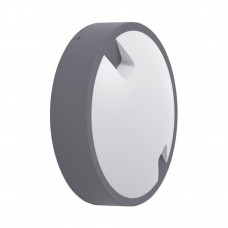 Φωτιστικό Επίτοιχο LED 12W 230V 840lm 3000K Θερμό Φως Polycarbonate Γκρι IP65 7775